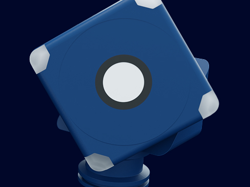 cube Ultraschallsensor Bild cube Ultraschallsensor mit drehbaren Kopf